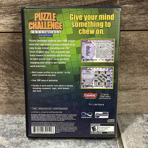 5 for $40 - Puzzle Challenge for the Sony PlayStation 2 - Picture 4 of 4